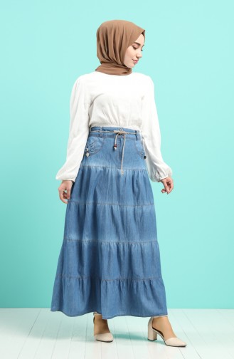 Denim Blue Skirt 0301-01