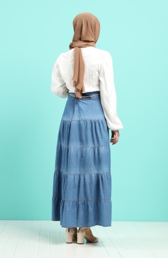 Denim Blue Skirt 0301-01