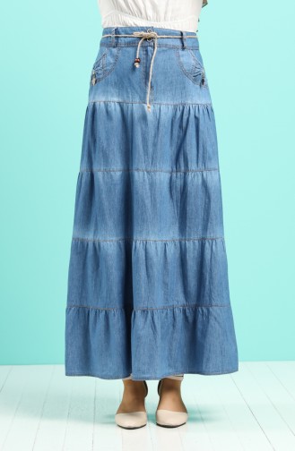 Denim Blue Skirt 0301-01