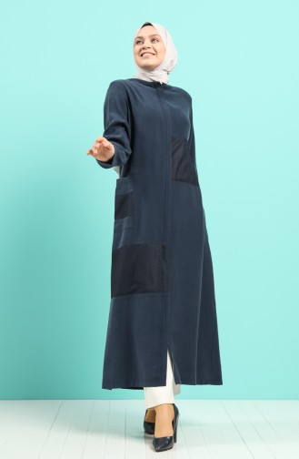 Abayas Bleu Marine 0419-01