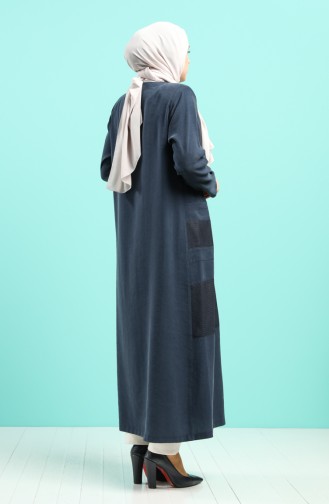 Dunkelblau Abayas 0419-01