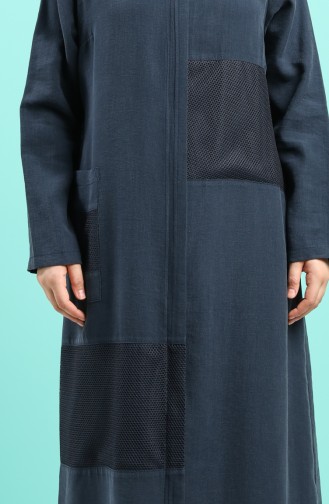 Dunkelblau Abayas 0419-01