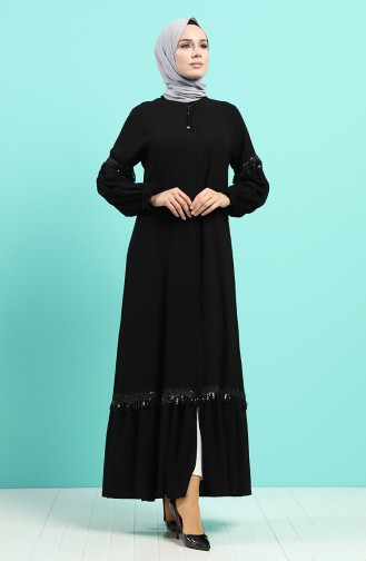 Black Abaya 8093-01