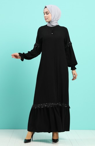 Black Abaya 8093-01