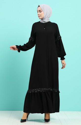 Abayas Noir 8093-01