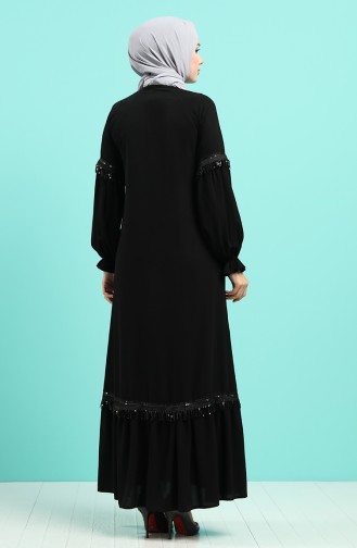 Schwarz Abayas 8093-01