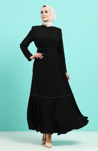 Schwarz Abayas 8096-04