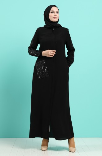 Black Abaya 8097-01