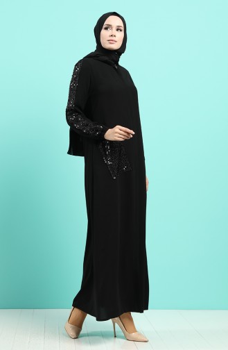 Schwarz Abayas 8097-01