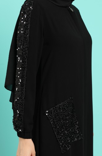 Black Abaya 8097-01