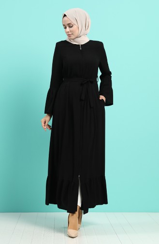 Black Abaya 8098-01