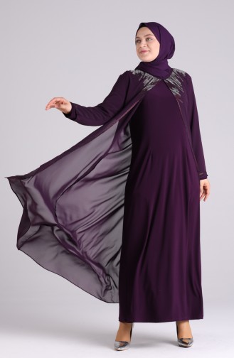 Habillé Hijab Plum 4258-03