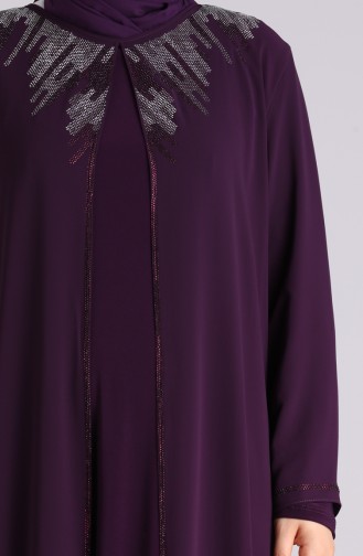 Habillé Hijab Plum 4258-03