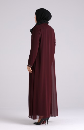 Habillé Hijab Bordeaux 4260-02