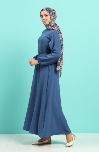 Indigo Hijab Kleider 20021-01