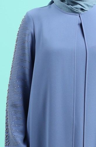 Habillé Hijab Indigo 1014-05