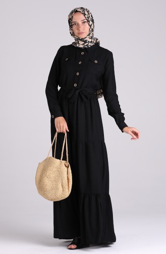 Black Hijab Dress 0035-05