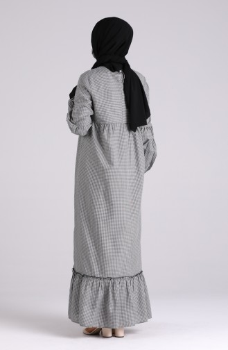 Black Hijab Dress 1401-03