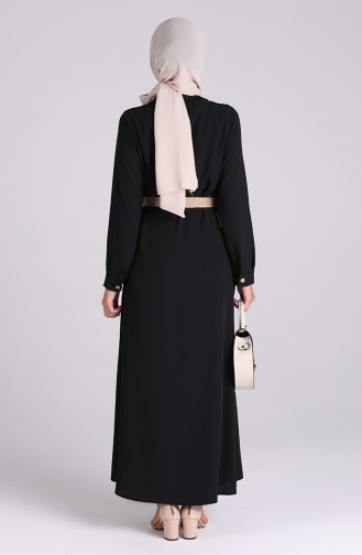 Robe Hijab Noir 1322-01