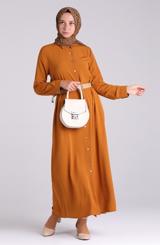 Robe Hijab Tabac 1322-03