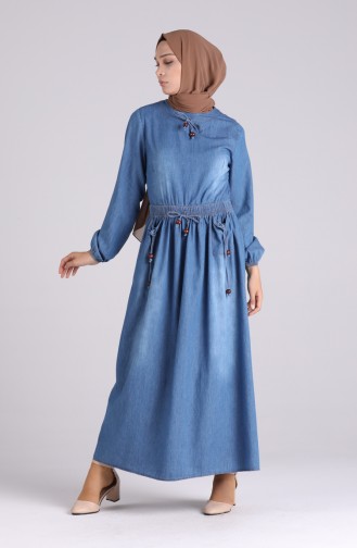 Robe Hijab Bleu Marine 0105-01