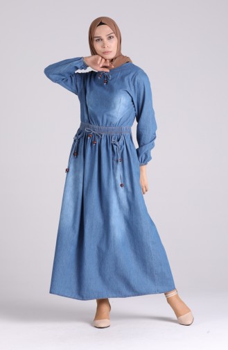 Robe Hijab Bleu Marine 0105-01