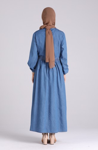 Robe Hijab Bleu Marine 0105-01