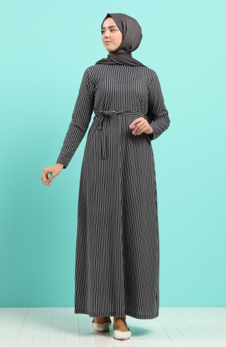 Robe Hijab Antracite 5708Y-03