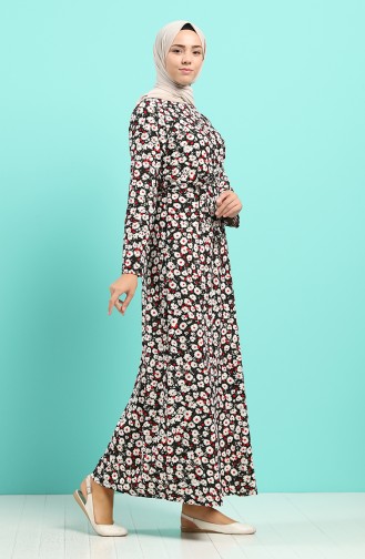 Robe Hijab Rouge 5709E-03