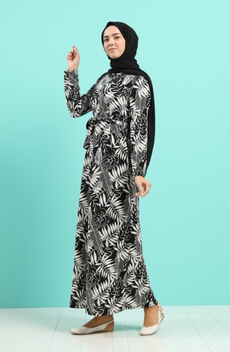 Robe Hijab Noir 5709F-02