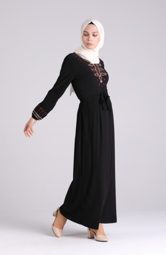 Black İslamitische Jurk 5757-03