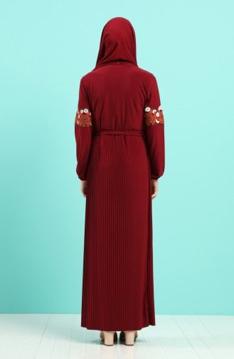 Robe Hijab Bordeaux 5814-05