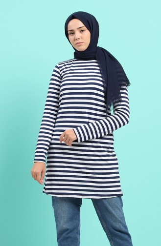 Navy Blue Tunics 7027-02