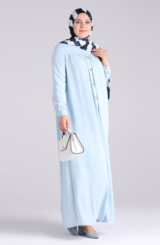 Baby Blue Abaya 0065-04