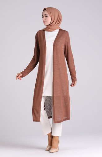 Brown Cardigans 7609-18