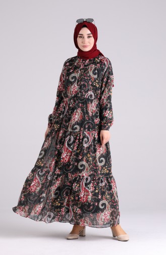 Robe Hijab Noir 7688-01