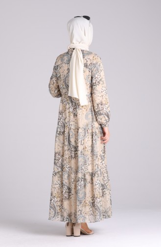 Robe Hijab Beige 7688-04