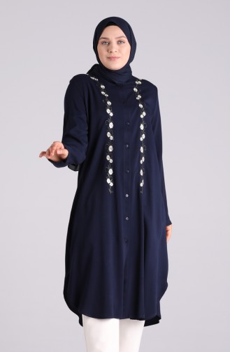 Navy Blue Tuniek 7080-08