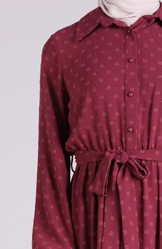 Dusty Rose Hijab Dress 3196-01