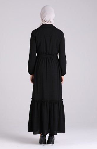 Black İslamitische Jurk 3196-03