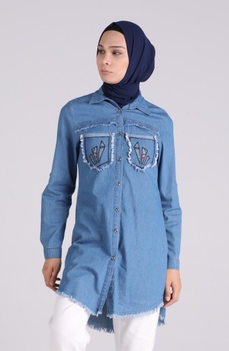 Denim Blue Tunics 1003-01