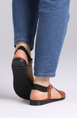 Tan Summer Sandals 4701-1