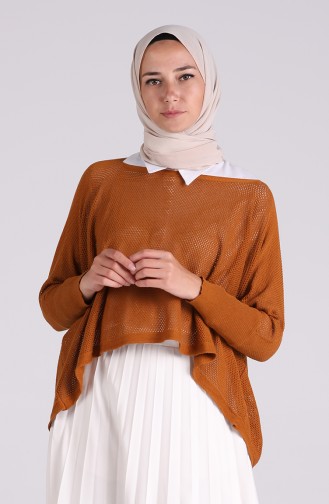 Tobacco Brown Blouse 1093-01