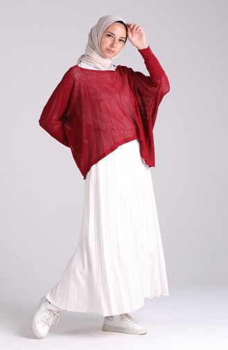 Claret Red Blouse 1093-03