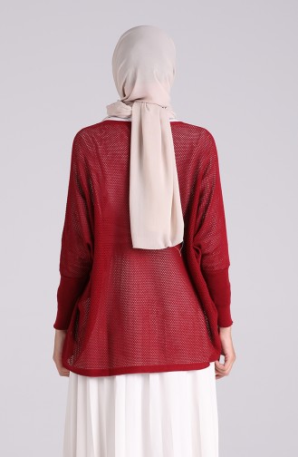 Claret Red Blouse 1093-03