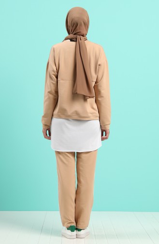 Beige Trainingspak 5007-04