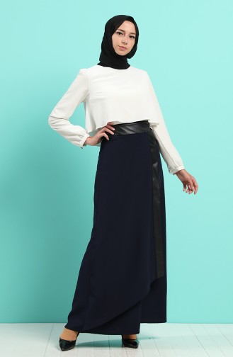 Navy Blue Rok 6477-02