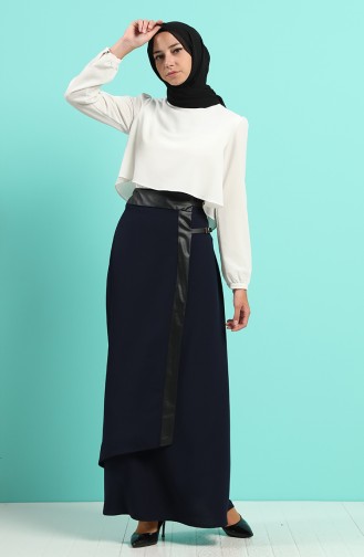 Navy Blue Rok 6477-02