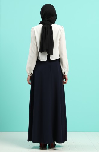 Navy Blue Rok 6477-02