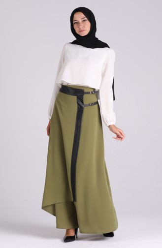 Khaki Skirt 6477-03